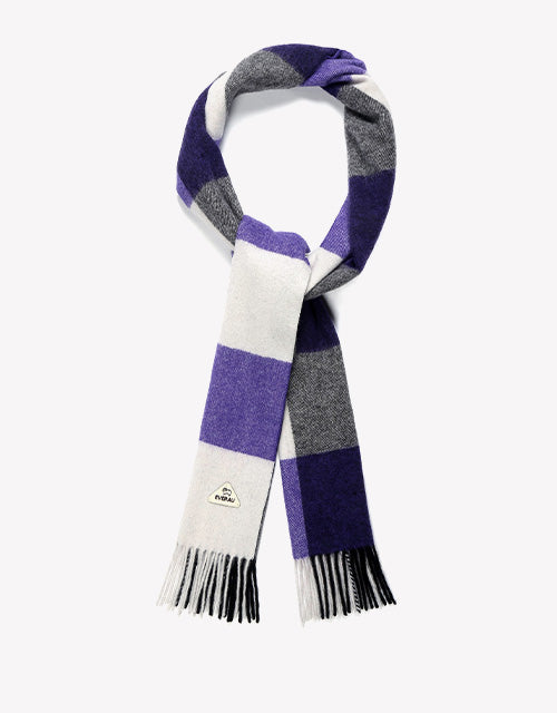 Tartan Scarf in Lavender Check