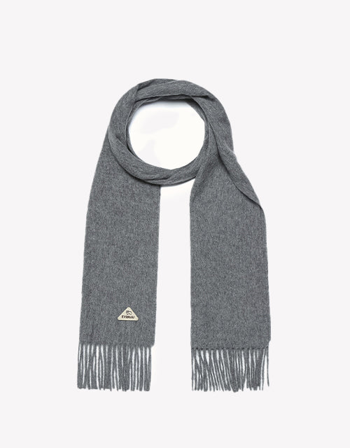 Eva Plain Scarf in Grey