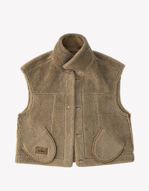 Warda Vest In Chestnut