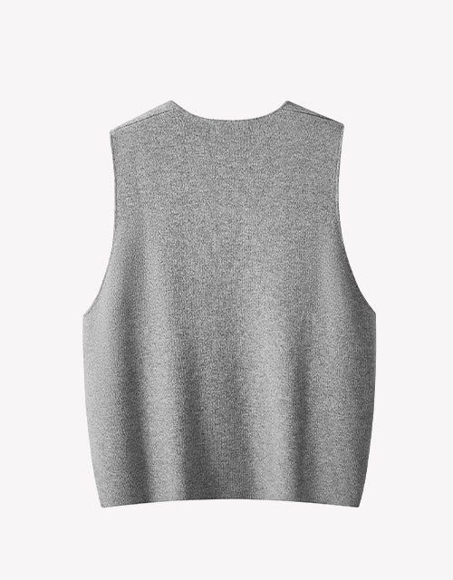 Wooly Vest in Grey