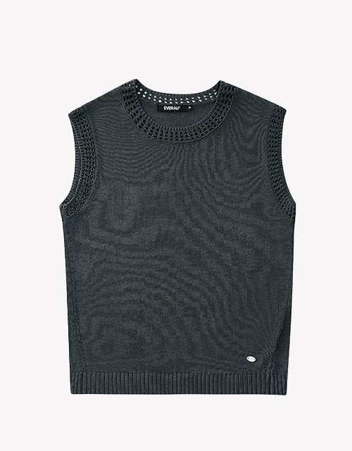 Ardelle Vest in Charcoal Grey