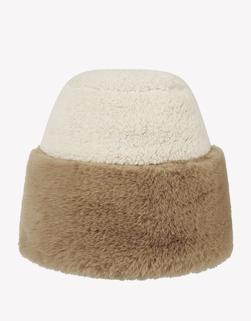 Fluffy Warm Bucket Hat