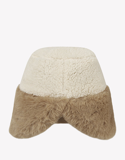 Fluffy Warm Bucket Hat