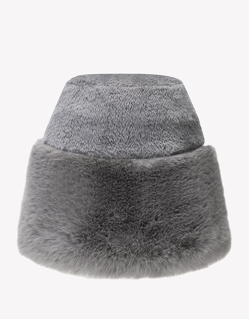 Fluffy Warm Bucket Hat