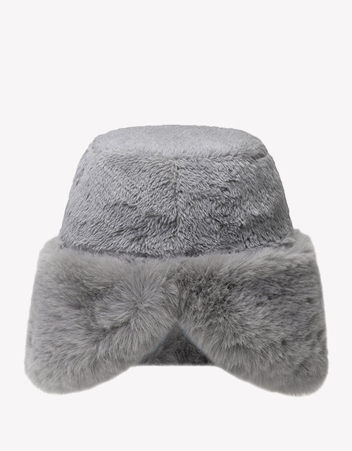 Fluffy Warm Bucket Hat