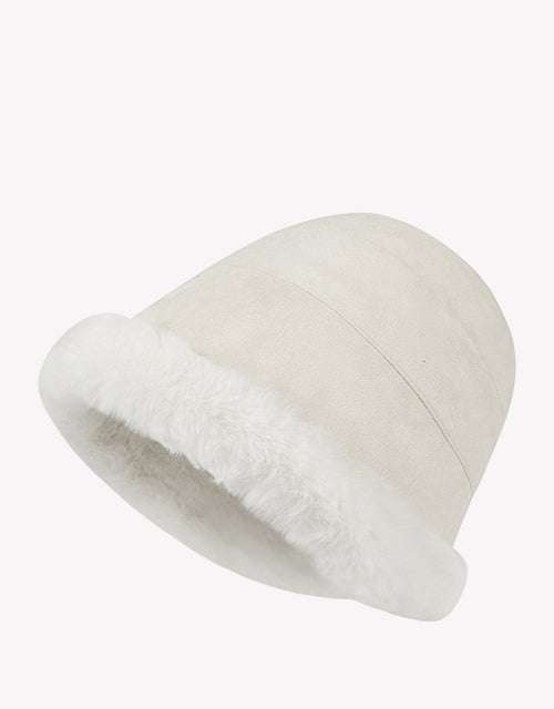Fluffy Warm Bucket Hat