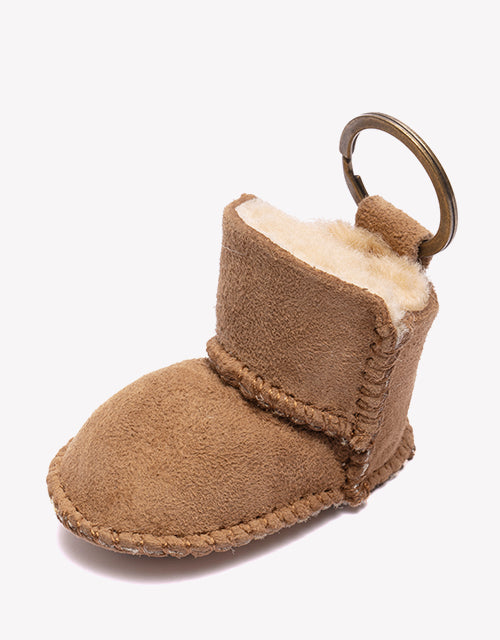 Bootie Keyring In Chestnut