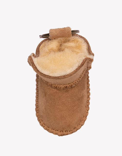 Bootie Keyring In Chestnut