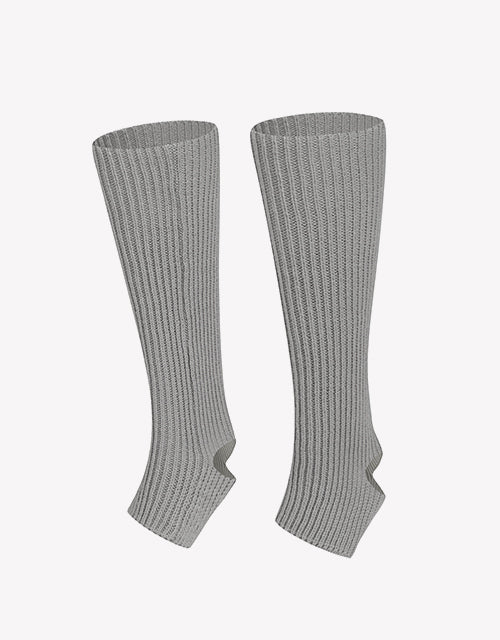 Stirrup Leg Warmer In Light Grey