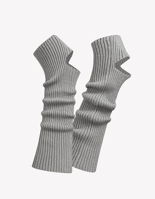 Stirrup Leg Warmer In Light Grey